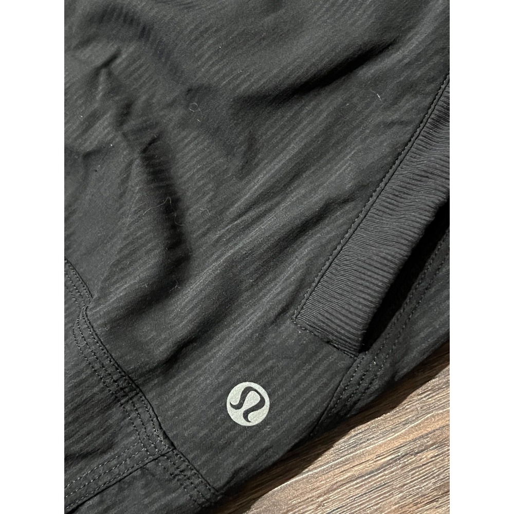 Lululemon athletica Black Pants Size 12 Reg Adjustable Cinch Hem Activewear - Picture 7 of 8